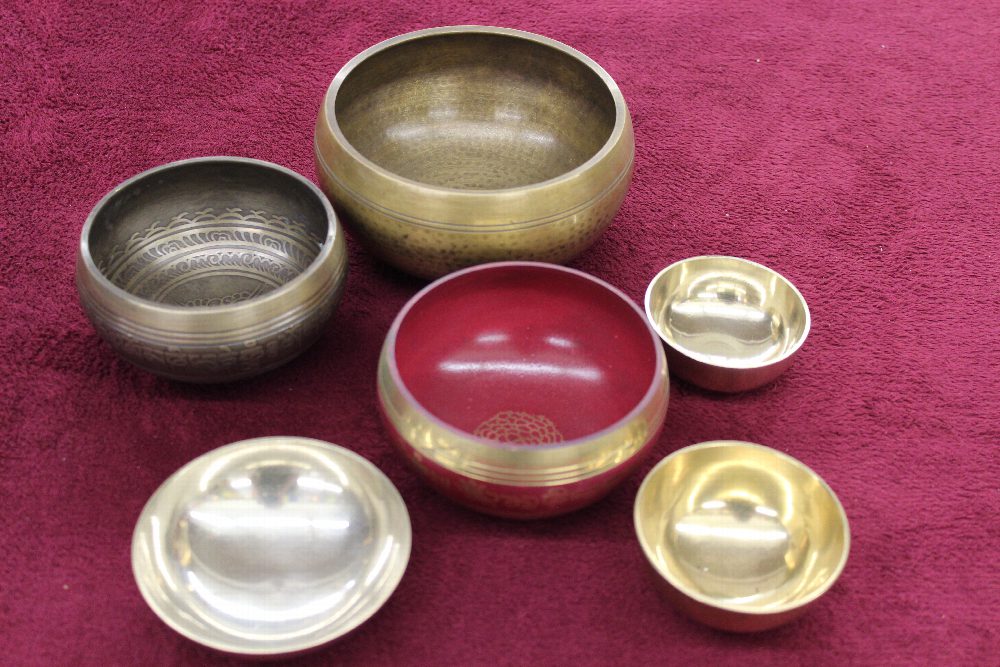 Gegossene indische Klangschalen Klangschale